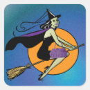 Recherche de balai de sorcières autocollants Brosse