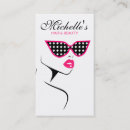 Recherche de lunettes cartes visite Maquillage
