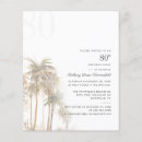 Zoek naar palm trees invitations Waterverf