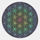 Recherche de géométrie sacrée autocollants Fleur