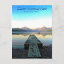 Recherche de lac mcdonald cartes postales Coucher du soleil