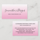 Recherche de vendeuses cartes visite Pour elle