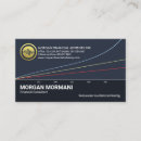 Recherche de négociateur cartes visite Stock