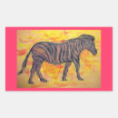 Recherche de cheval zèbre autocollants Animaux africains