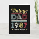 Recherche de 1987 anniversaire cartes Vintage