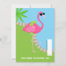 Recherche de flamants vœux cartes Mignon