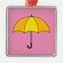 Recherche de parapluie ornements Jaune