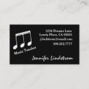 Zoek naar music teacher visitekaartjes Muziek