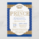Recherche de bleu royal et or invitations Pour enfants
