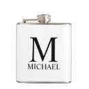 Recherche de monogramme flasques Simple