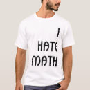 Recherche de je déteste des maths tshirts École