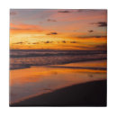 Recherche de la plage carreaux Coucher de soleil