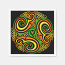 Recherche de symbole celtique serviettes Vert