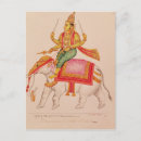 Recherche de un dieu indien cartes postales Déité