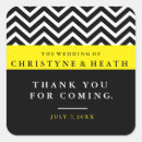 Recherche de chevron jaune autocollants Moderne