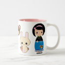 Recherche de kokeshi tasses Mignon