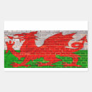 Recherche de drapeau du pays de galles autocollants Dragon