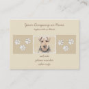Recherche de papier souillé cartes visite Dog