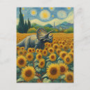 Recherche de tournesols van gogh cartes postales Ai généré