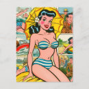 Recherche de filles bikini cartes postales Bande dessinée