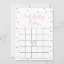 Zoek naar baby shower bingo briefkaarten Meisje