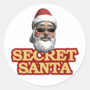 Recherche de père noël secret autocollants Humour