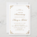 Recherche de 50 ans de mariage anniversaire invitations Calligraphie de script