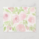 Recherche de amour chic cartes postales Aquarelle