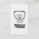 Recherche de ordinateur cartes visite Blanc