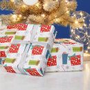 Recherche de les années 50 papier cadeau Motif