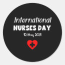 Recherche de infirmière heureuse autocollants Semaine des infirmières