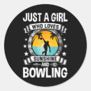 Recherche de bowling drôle autocollants Humour