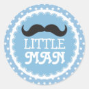 Recherche de bébé moustache autocollants Révélation de genre