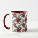 Recherche de poinsettias tasses Fêtes