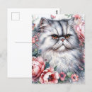 Recherche de fleur aquarelle cartes postales Animal