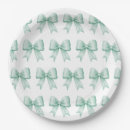 Recherche de mint green paper assiettes Vert