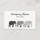 Recherche de éléphant noir cartes visite Motif