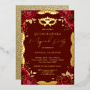 Recherche de or rouge invitations Rose
