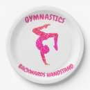 Recherche de gymnastique assiettes en papier Anniversaire