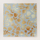 Recherche de arrière plan bleu puzzles Floral