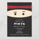 Zoek naar ninja verjaardag uitnodigingen Feest