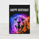 Recherche de cheetah anniversaire cartes Gros chat