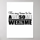 Zoek naar samenwerking posters Sport