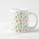 Recherche de motif pastel tasses Cactus