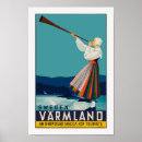 Zoek naar zweden posters Retro reisposter