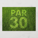 Recherche de golf 30ans anniversaire invitations Trentième