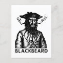 Recherche de corsaires cartes postales Barbe noire