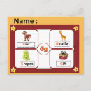 Recherche de la g cartes postales Pour enfants