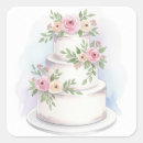 Recherche de gâteaux de mariage autocollants Pâtisserie