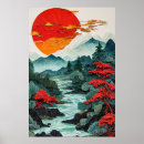 Recherche de abstrait rouge posters Montagnes